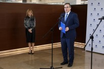 Pożegnanie p. Kanclerz Justyny Morzy  [fot. Andrzej Romański]